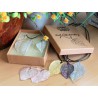 Conjunto de colar e brincos - Courage Leaf - Ouro Branco