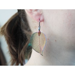 Pendientes - Hoja de valor - Multicolor