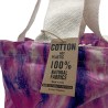 Sacos de algodão Tie Dye (170g) - 38x42x12cm - Buda de Lótus - Várias cores - Pega natural