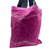 Sacos de algodão Tie Dye (170g) - 38x42x12cm - Mandala - Magenta - Alça preta