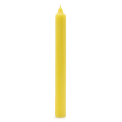 Velas a granel de cor sólida - Rustic Lemon - Embalagem de 10