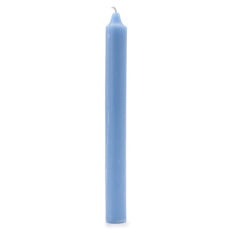 Velas a granel de cor sólida - Azul-marinho rústico - Embalagem de 10