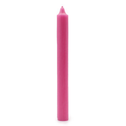 Velas a granel de cor sólida - Rustic Deep Pink - Embalagem de 10