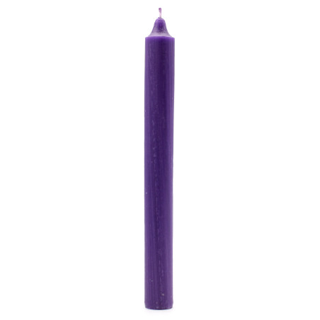 Velas a Granel de Color Sólido - Morado Rústico - Paquete de 10