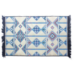 Tapete Kilim 125x80 cm - Azul celeste