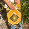 Saco de festival amarelo Kilim Messenger