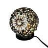 Candeeiro Boho Sea Shell Boho - Globo Twist Chocolate - 15cm