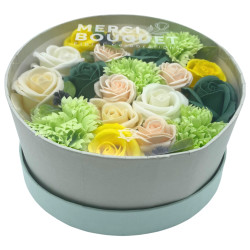 Round Box - Celibrações da primavera - Amarelo e verde