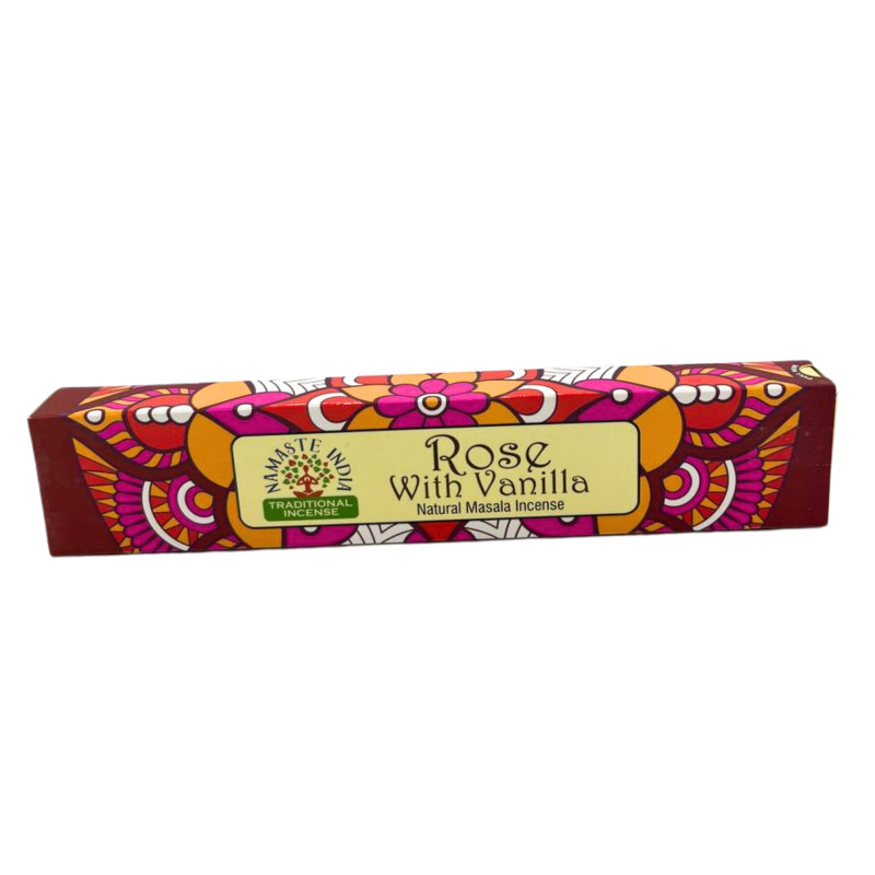 Incenso Mandala Masala Namaste - Rosa e Baunilha