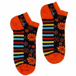 Calcetines bajos de bambú Hop Hare M/L (41-46) - Mandala Flowers