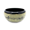 Taça de canto tibetana Earth Powder - Mantra Five Buddha - 16cm