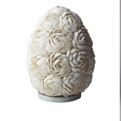 Candeeiro Boho Sea Shell Boho - Oval Rosa - 20cm