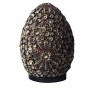 Candeeiro Boho Sea Shell Boho - Chocolate Twist Oval - 20cm