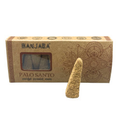 Cones piramidais de Banjara Smudge - Palo Santo