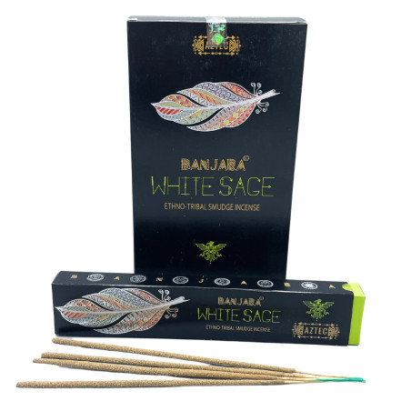 Incenso Banjara Tribal Smudge - Sálvia Branca