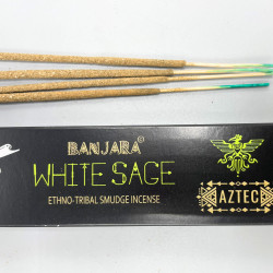 Incenso Banjara Tribal Smudge - Sálvia Branca