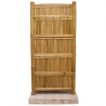 Expositor alto em bambu com 30 cavilhas - 140x71cm