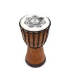 Tambor de djembe feito à mão com tampo largo - 30cm