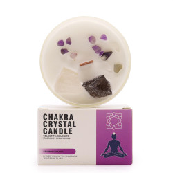 Velas de Cristal Chakra - Chakra da Coroa