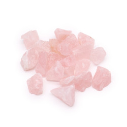 Cristais em bruto (500 g) - Quartzo rosa