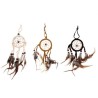 Argola pequena Dreamcatcher Bali - Creme/Café/Chocolate (cores sortidas)