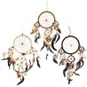 Bali Dreamcatcher hoop XL - Creme/Café/Chocolate (cores sortidas)