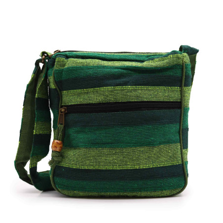 Bolsa Bandolera Nepal (Correa Ajustable) - Verde Bosque