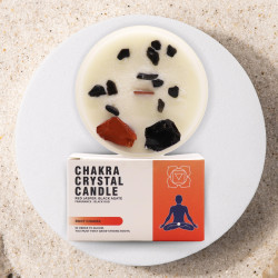 Velas de Cristal dos Chakras - Chakra da Raiz