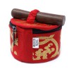 Conjunto de oferta de mini taças de canto tibetanas - Vermelho