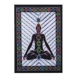 Quadro de parede em algodão - Chakra de Buda