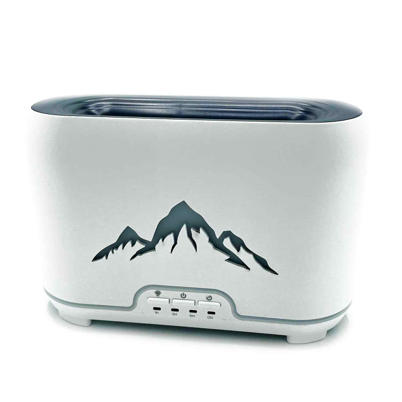 Difusor de aroma Himalayas - USB-C - Mando a distancia - Efecto llama