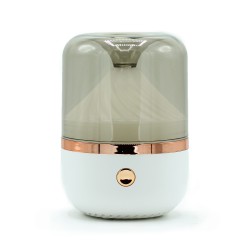 Difusor Aroma Blanco y Bronce - USB - Cambio de color