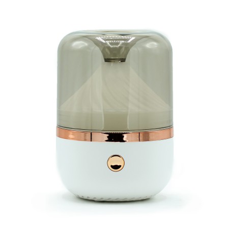 Difusor Aroma Blanco y Bronce - USB - Cambio de color