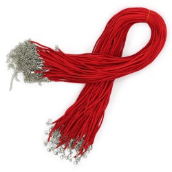 Cordones para accesorios - 2.5mm x 55cm - Rojo A056