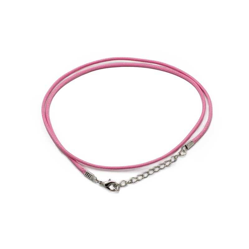 Cordones para accesorios - 2mm x 55cm - Rosa 102