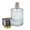 Frascos de vidrio para perfume con pulveridaor y tapa marron 50 ml