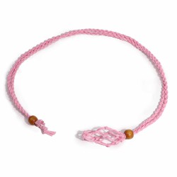 Cordones para Collar de Pieras Preciosas 45 cm - Rosa