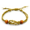 Pulsera de Macrame para Piedras Preciosas 20-28cm - Arena