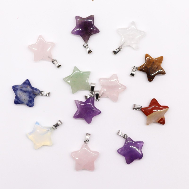 Colgantes Estrellas -  20x6mm