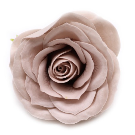 Flor de Jabón Artesanal - Grande Vintage Rose -  Beige