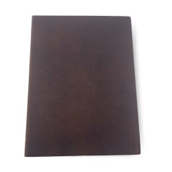 Cuaderno de Notas Grande Marrón Oscuro - Páginas Rayadas