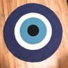 Alfombra mal de ojo de cuerda de algodón 120cm