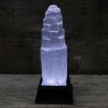 Torre de selenite natural - 15 cm