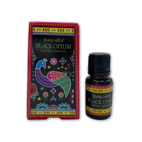 Aceite con fragancia de la India Banjara 10ml - Opio negro