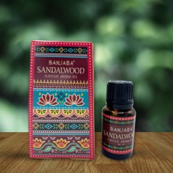 Aceite con fragancia de la India Banjara 10ml - Sándalo