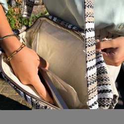 Bolso para Portátil Soft Banjar - Crema y Gris