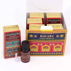 Aceite con fragancia de la India Banjara 10ml - Sándalo