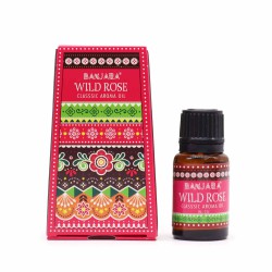 Aceite con fragancia de la India Banjara 10ml - Rosa silvestre