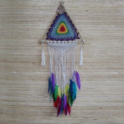 Bali Dreamcatchers - Med Multi Pyramid