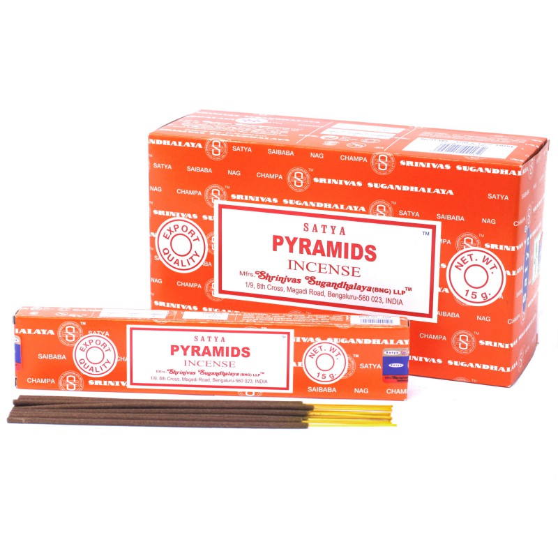 Satya Incenso Sticks 15gm - Pirâmide